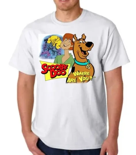 Discover Scooby Doo & Shaggy Cartoon T-Shirt Hanna-Barbera