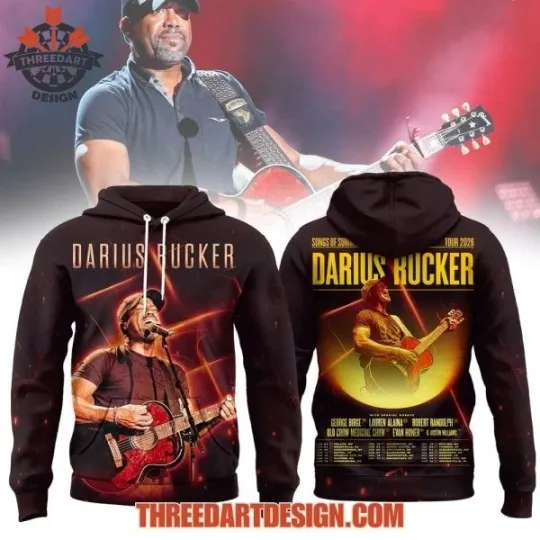 Discover Darius Rucker Songs Of Summer Tour 2026 Hoodie 3D