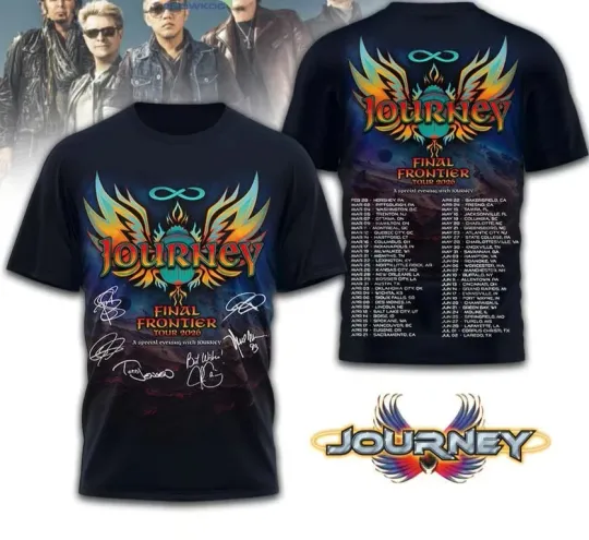 Discover Journey Final Frontier Tour 2026 3D T-Shirt