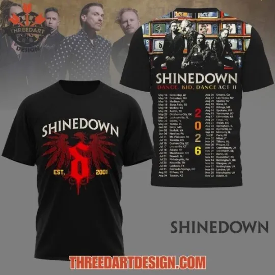 Discover shine down Dance, Kid, Dance ACT II T-Shirt 3D