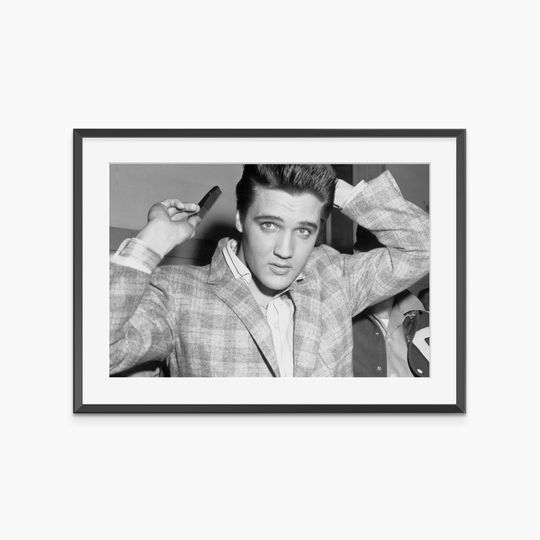 Discover Elvis Presley Poster, Photography Prints, Vintage Wall Art, Elvis Presley, Black and White Prints, Museum Quality Wall Art