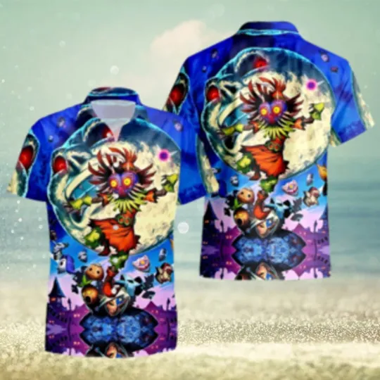 Zelda Majora's Mask The Legend of Zelda Hawaiian Shirt