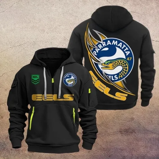 Discover Parramatta Eels Adult Club Wreath  Hoodie Fashions Limited Editions