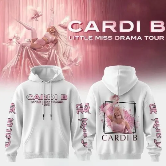 Discover Cardi B Little Miss Drama Tour 2026 Hoodie