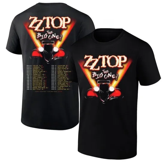 Discover 2 Sides ZZ Top The Big One Tour 2026 Shirt 3D AOP S-6XL TU612