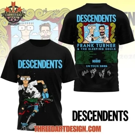 Discover Descendents US Tour 2026 All Over Print 3D T-Shirt Z193