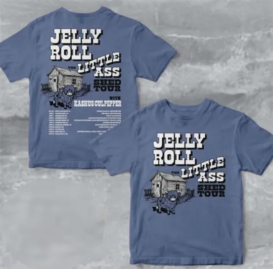 Discover Jelly Roll The Little Ass Shed Tour 2026 North America T-Shirt