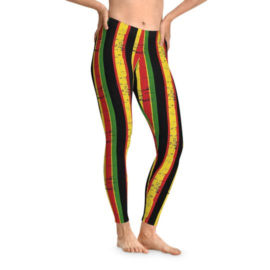 Discover Reggae  Leggings, Rasta Leggings, Jamaican Leggings