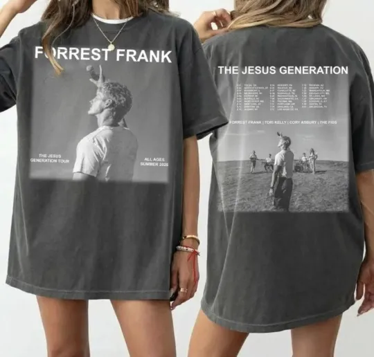 Discover Forrest Frank Jesus Generation Tour 2026 T-Shirt