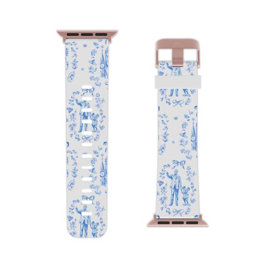 Discover Disney Adult Apple Watch Band, Park Bounding TPU Strap