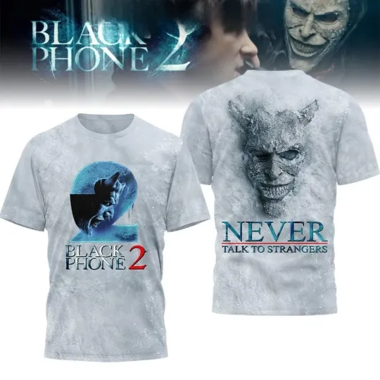 Discover Black Phone 2 Never Talk To Strangers Shirt