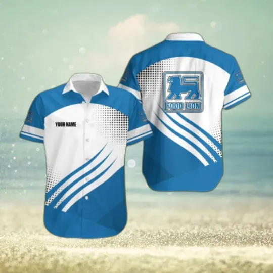 Discover Food Lion Personalized Name Designer Pattern 3D Hawaii Shirt Men And Women Gift