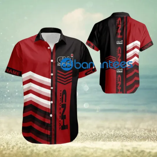 Discover Truck Farmer CNH Industrial Arrow Pattern Hawaiian Shirt New Custom Name Gift