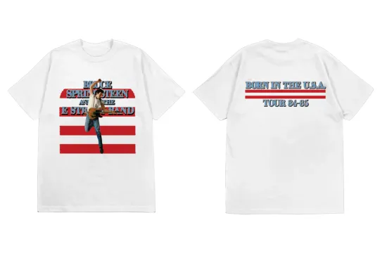 Bruce Springsteen Retro Born in the U.S.A. Tour T-Shirt