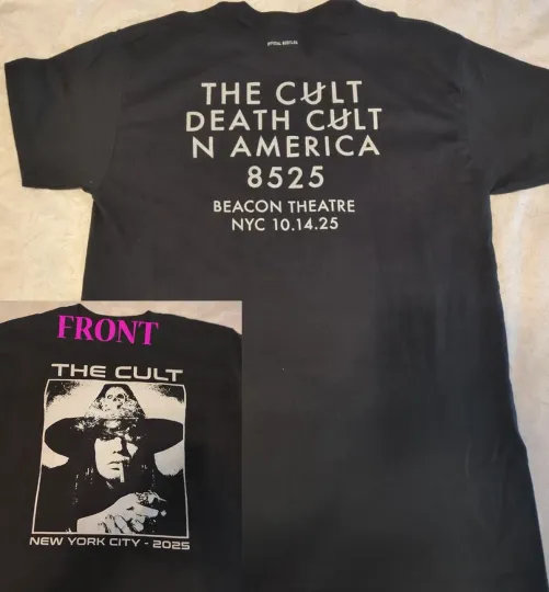 Discover NEW The Cult T-Shirt Bootleg Reprint All Size 2025 Tour