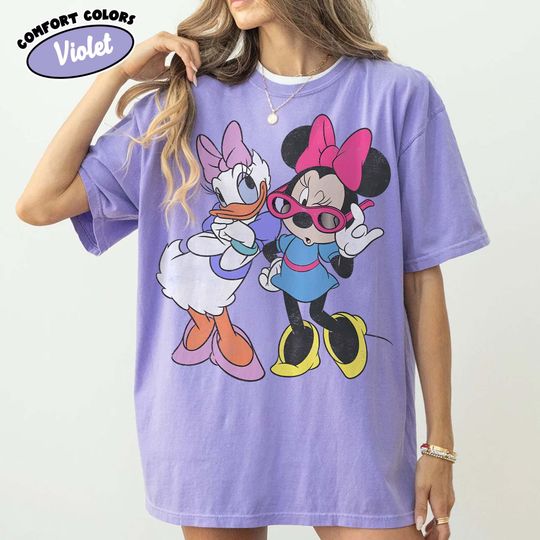 Discover Retro Minnie Daisy T-Shirt, Vintage Disney Friends Tee, Disney Trip Shirt, Friend Gift Tee