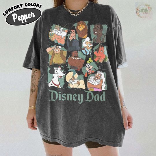 Discover In My Disney Dad Era T-Shirt, Disney Dad Character Tee, Fathers Day Gift, Family T-Shirt