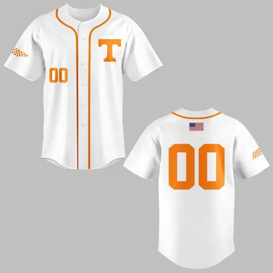 Discover Tennessee Vols Baseball Jerseys AOP SHIRT All sizes S-6Xl JJ5541