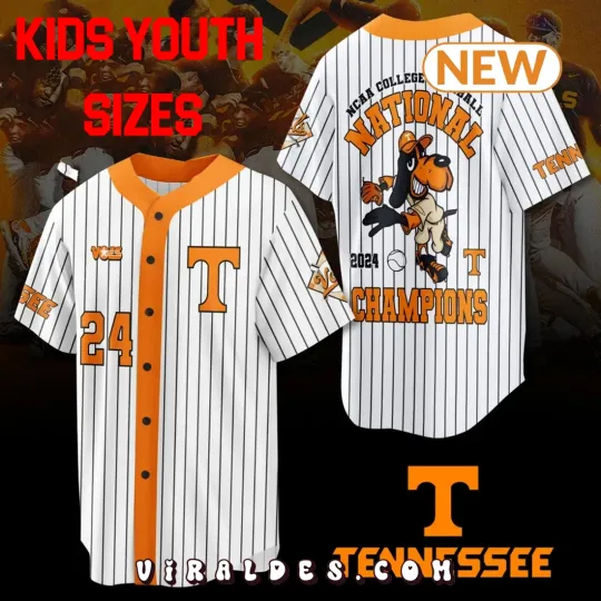 Discover youth 3D Tennessee baseball shirt All sizes