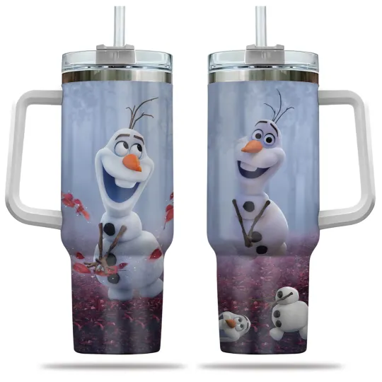 Discover Olaf In The Forest Frozen  40oz Tumbler , Gift For Cartoon Lovers