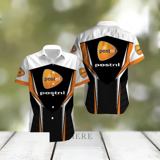 Discover postnl Luxury Logo AOP Hawaiian Shirt For Summer Tropical Summer