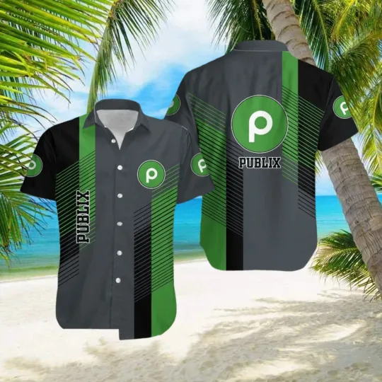 Discover publix Brand Palm AOP Hawaiian Shirt