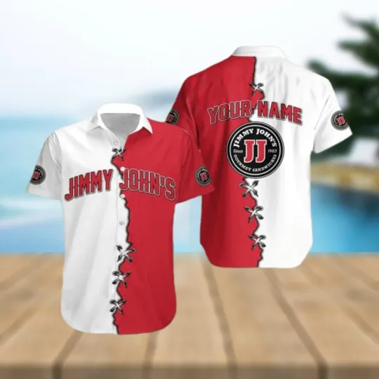Discover jimmy john s Personalized Name Exclusive Pattern Beach Hawaii Shirt Men And Wome