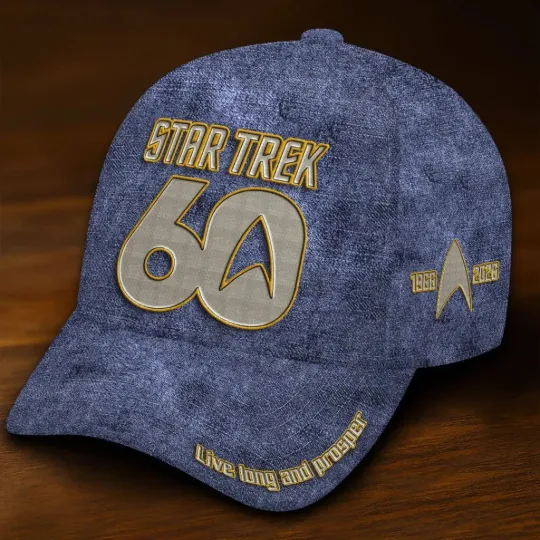 Discover Star T r e k 60th Anniversary Printed Cap