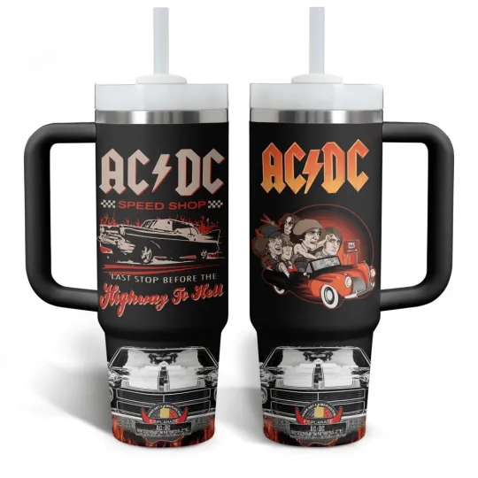 Discover Classic Rock Band Fan Art Custom Tumbler 40oz 30oz 20oz With Handle
