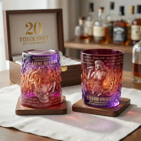 Discover Swift 20Th Anniversary Commemorative Whiskey Glass