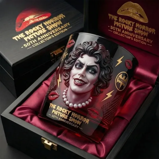 The Rocky Horror Picture Show 50Th Anniversary Whiskey Glass