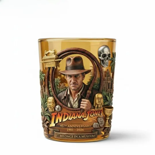 Indiana Jones 45Th Anniversary 1981 2026 Whiskey Glass
