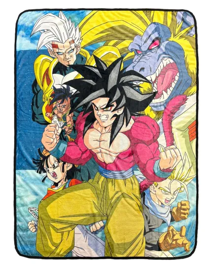 Dragon Ball Gt Blanket Super Saiyan 4 Baby Pan Uub Fleece