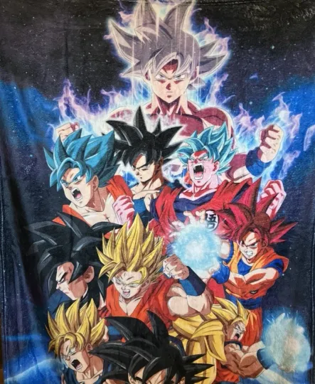 New Anime Dragon Ball Super Soft Fleece Blanket Approx