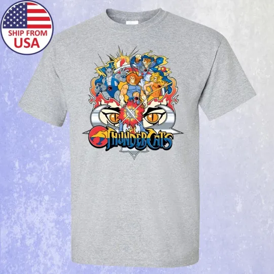 Thundercats Cartoon Character Men's T-Shirt, Multiple Colors
