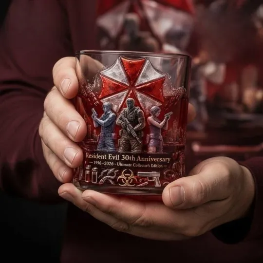 Resident Evil 30th Anniversary Collector’s Whiskey Glass