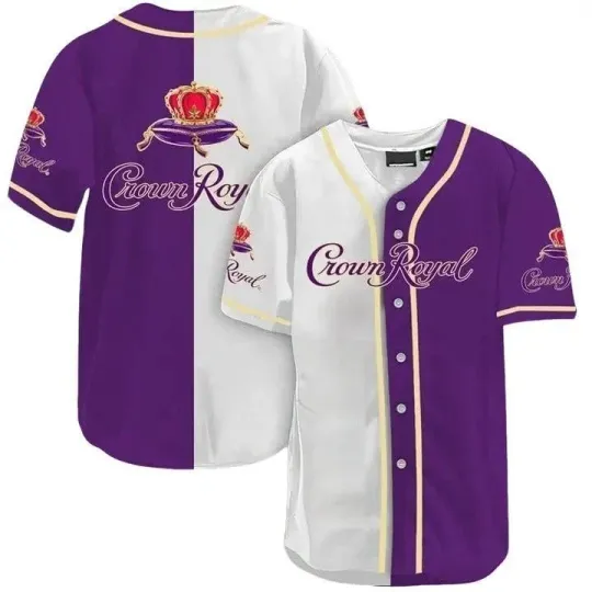 Discover Crown Royal Baseball Jersey Button Down Jersey Jersey Summer