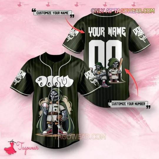 Discover Mf Dooom Baseball Player Personalized HFN Adult And Kid Baseball Jersey