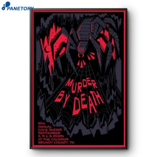 Discover Murder By Death Caverns TN Sep 4-6 2026 Tour Poster