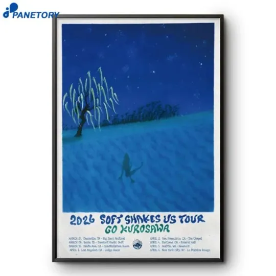 Discover Kikagaku Moyo Soft Shakes US Tour 2026 Poster