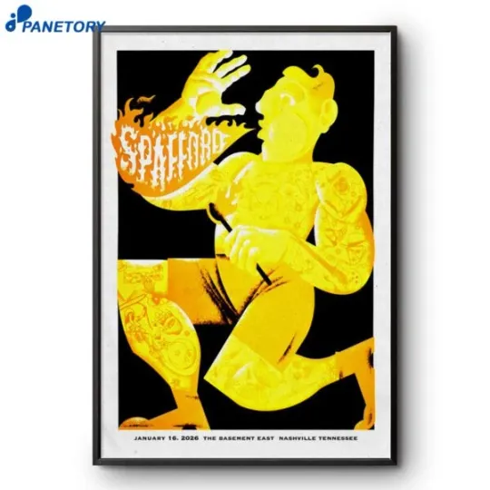 Discover Spafford Tour Nashville TN Jan 16 2026 Concert Poster