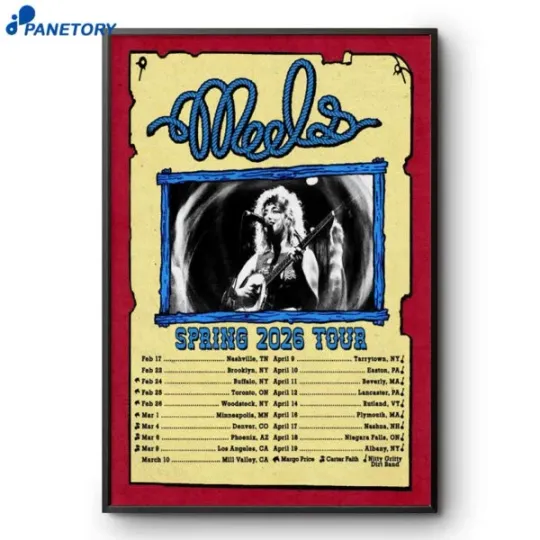 Discover Meels Spring Tour 2026 Music Poster