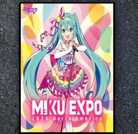 Discover Miku Expo 2026 North America Tour Poster