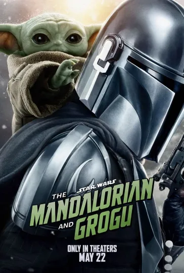 Discover 2026 The Mandalorian and Grogu Poster Star Wars Vertical Matte Poster