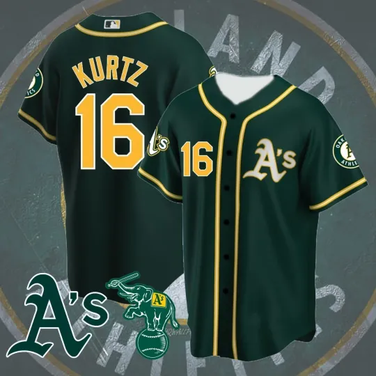 Discover Hot Nick Kurtz Baseball Jersey Gifl Men and women