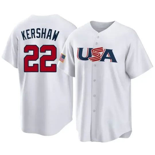 Discover Clayton Kershawww #22 USA Baseball Jersey
