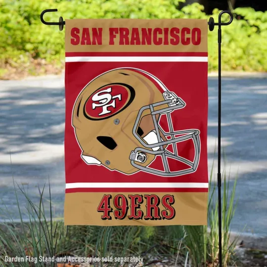 San Francisco 49ers Helmet Flag Graden Flag