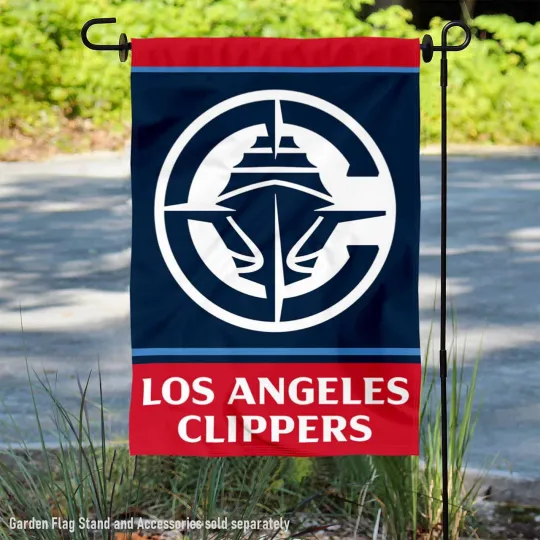 Discover Los Angeles Clippers Flag Graden Flag