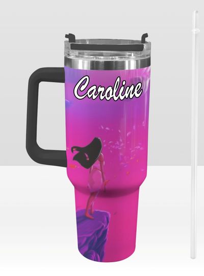 Pocahontas 40 oz Tumbler: Personalized Stanley-Inspired Stainless Steel Cup