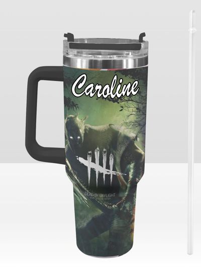Dead by Daylight 40 oz Tumbler: Personalized Stanley-Inspired Stainless Steel Cup